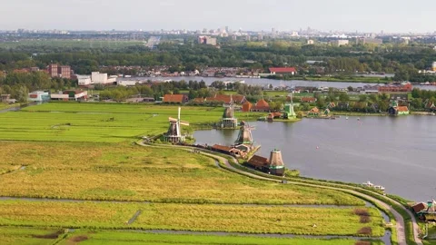 Zaanse Schans, The Netherlands Stock Footage 249941867