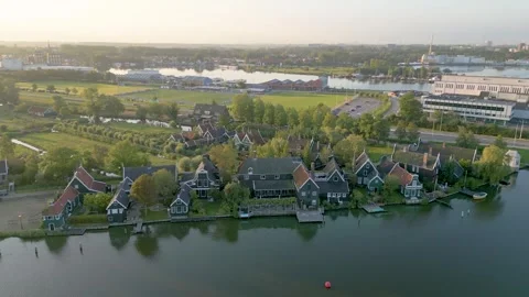 Zaanse Schans, The Netherlands Stock Footage 249942683