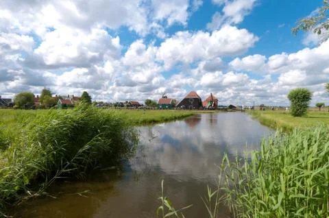 Zaanse schans Stockfoto's