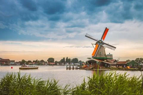 Zaanse schans Stock Photos