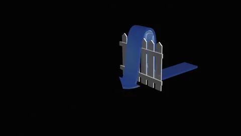 ZaborBlackBlue Stock Footage 103867655