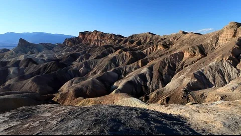 Zabriski Point Cliffs Video stock 104861081