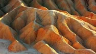 Zabriskie Point, Death Valley, California, Usa Stock Footage