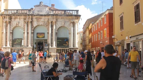 Zadar city Stock Footage 90624028