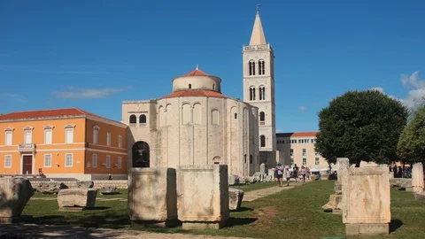 Zadar city Stock Footage 90624120