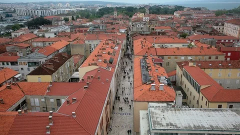 Zadar city Stock Footage 90624122