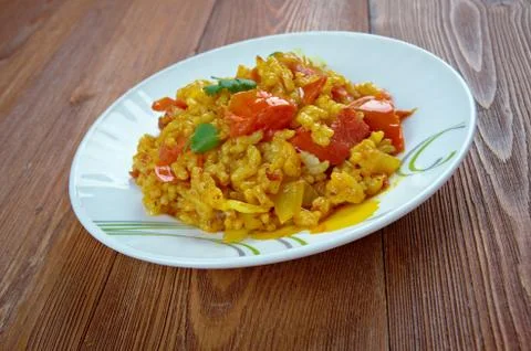 Zafrani pulao Stock-Fotos