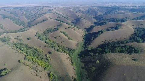 Zagajicka hills from drone 스톡 동영상 206753270