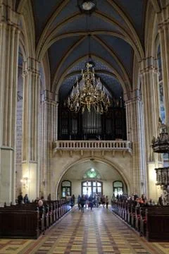 Zagreb cathedral Stock Photos