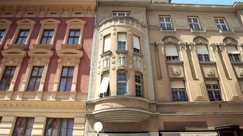 Zagreb city architecture Stock Footage 203219804