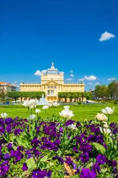 Zagreb, Croatia, in spring Stock Photos