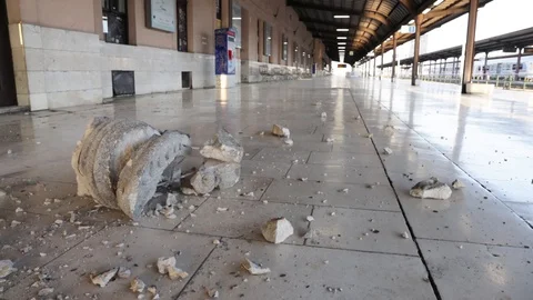 Zagreb hit by the earthquake Stock Footage 129302183