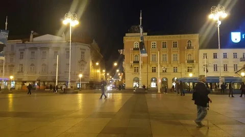 Zagreb Main square Stock-Footage 82463074