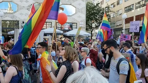 Zagreb Pride 2017 Stock-Footage 82347264