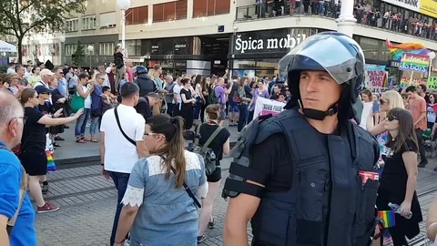 Zagreb Pride 2017 Stock-Footage 82359777