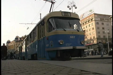Zagreb Streets 09 Vídeo Stock 321016