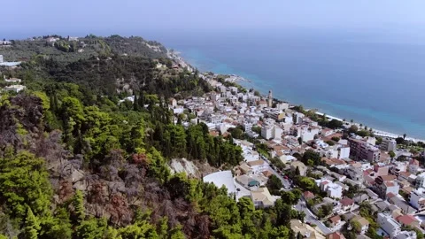 Zakynthos. Panoramic Viewpoint of Bohali Stock Footage 257668171
