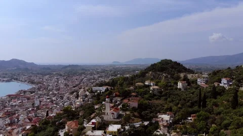 Zakynthos. Panoramic Viewpoint of Bohali Stock Footage 257668202