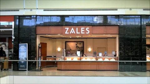 Zales mall storefront Stock Video Pond5