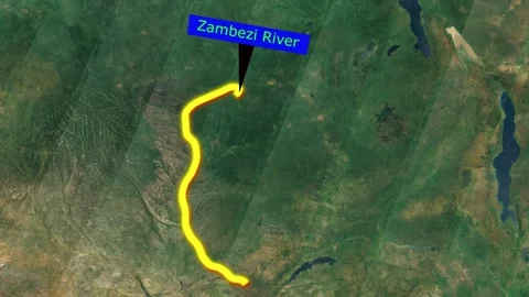 Zambezi River Video stock 248248612