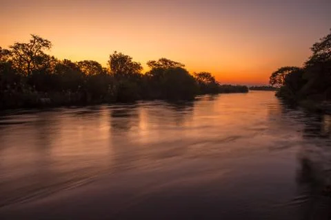 Zambezi river Stock Photos