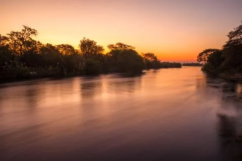 Zambezi river Stock Photos