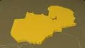 Zambia extruded. Solids. 4k or 4k+ Resolution