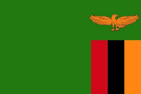 Zambia flag pattern background. Realistic national flag design. Abstract ve.. 스톡 일러스트