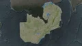 Zambia - hub of the world. Satellite 4k or 4k+ Resolution