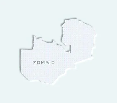 Zambia map Stock Illustration