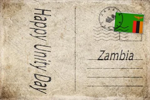 Zambia Unity Day Background Stock Photos