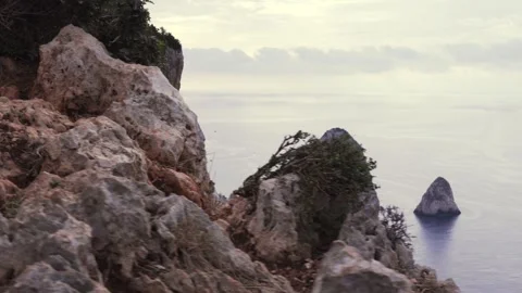 Zante Cliff Stock Footage 243196018
