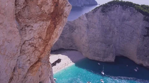 Zante Shipwreck Stock Footage 243196106