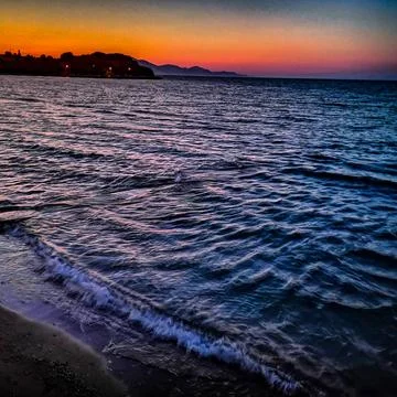 Zante's sunset Stock Photos