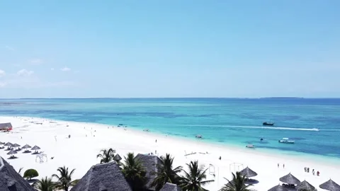 ZANZIBAR  BEACH DRONE VIDEO Stock Footage 309521937
