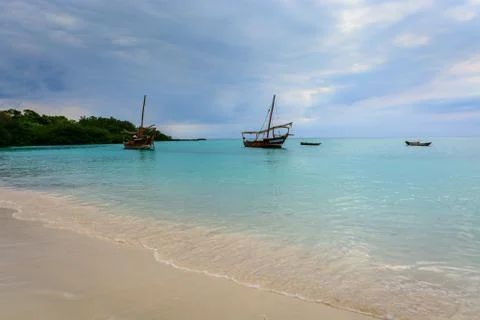 Zanzibar beach 库存照片
