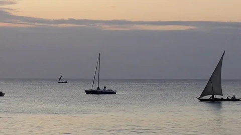 Zanzibar sunset Stock Footage 83244560