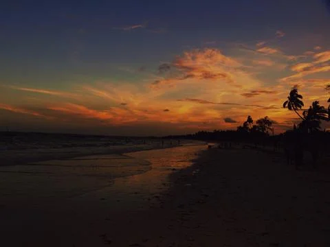Zanzibar sunset Stock Photos