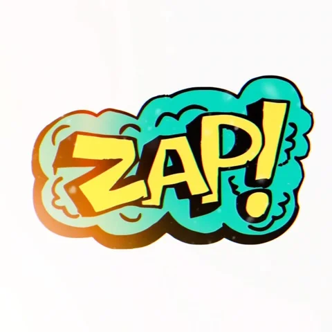 Zap Comic Bubble Stock Footage 259212554