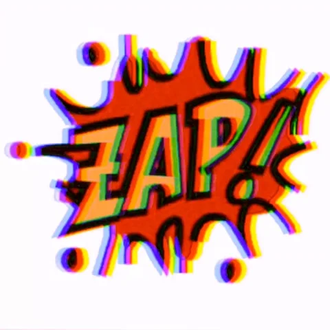 Zap Comic Bubble Stock Footage 259212559