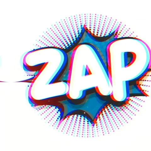 Zap Comic Bubble Stock Footage 259212564