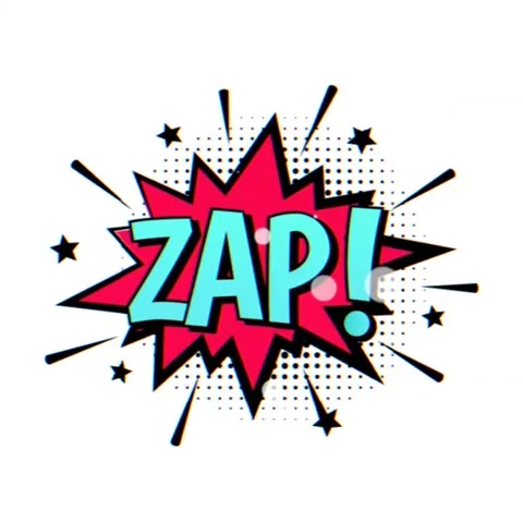 Zap Comic Bubble Stock Footage 259212566