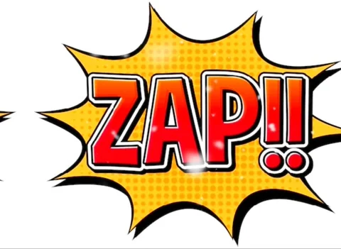 Zap Comic Bubble Stock Footage 259212572