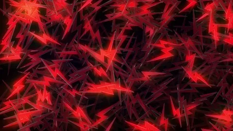 Zap (Thunder) Particles VJ Loop Stock-Footage 71041882