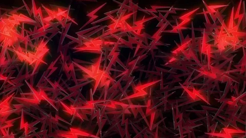 Zap (Thunder) Particles VJ Loop Stock-Footage 71041898