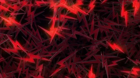 Zap (Thunder) Particles VJ Loop Stock-Footage 71041949