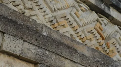 Zapotec Mixtec patterns Stock Footage 10734570