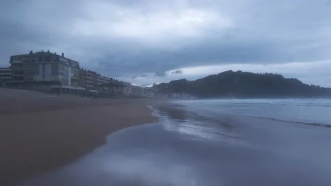 Zarautz Stock Footage 195436031