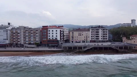 Zarautz Stock Footage 195452053