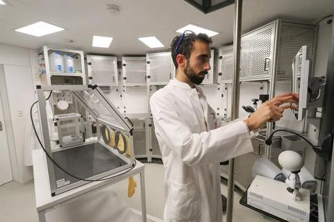 ZARM presents Moon and Mars Base module, Bremen, Germany - 18 Nov 2019 Stock Photos